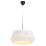 Nordlux Dicte 53 Suspension Luminaire Textile Blanc | Convient pour 1x E27