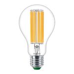 Philips MASTER LED Ampoule Ultra Efficient E27 Poire Claire 5.2W 1095lm - 840 Blanc Froid | Équivalent 75W