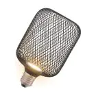 Osram Decor Plat Lamp In Métal Logement LED E27 Special Dépolie Noir 3.5W 300lm - 827  | Remplacement 25W