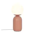 Nordlux Notti Lampe De Table Métal et Verre Brun | Convient pour E14