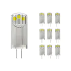 Lot 10x LED Capsule G4 1.8W 200lm - 830 | Remplacement 20W