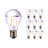 Lot 10x LED E27 Poire Filament Claire 7W 680lm - 827 | Remplacement 60W